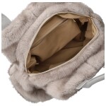 Módní dámská kabelka do ruky Máia, béžovo-šedá