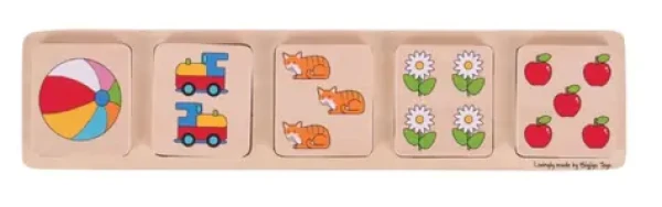 Bigjigs Toys Vkládací puzzle počítání