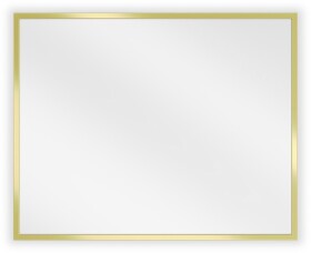 MEXEN - Loft zrcadlo 50 x 40, zlatý rám 9852-050-040-000-50
