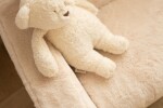 SHAPPY SHAPPY Dětské rozkládací pěnové křeslo LUMI Jemný plyš Barva: Cream