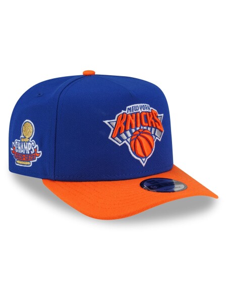 New Era Pánská kšiltovka New York Knicks NBA 2025-26 Champions 9FIFTY A-Frame Snapback