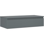 MEXEN/S - Orio koupelnová skříňka pod umyvadlo 100 cm s deskou, 1 šuplík, grafit mat 91A10-10023-1-BFC66