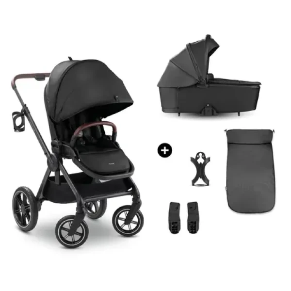 Hauck Kombinovaný kočárek Comfort N Care 2v1 black (HK165539)