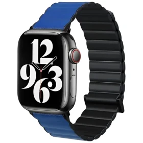 Beline Magnetic Pro černo-modrá / Pásek pro Apple Watch / 38/40/41mm / magnetický