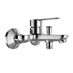 Mereo Vanová nástěnná baterie, Zuna, 100 mm, bez příslušenství, chrom CB901A03Z
