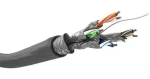 Goobay 95696 CAT6 305m šedá / Instalační kabel / S/FTP (PiMF) / PVC / CPR (95696)