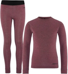 Běžecký set CRAFT CORE Wool Merino Junior - růžová Velikost textilu: 74