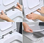 JIKA - Pure WC sedátko Slim s poklopem, SoftClose, bílá H8934223000631