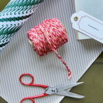 House Doctor Provázek Red 50 m, červená barva, textil