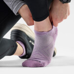 Dámské merino ponožky SMARTWOOL Women's Run Zero Cushion Low Ankle Socks, Purple Dawn velikost: 34-37 (S)