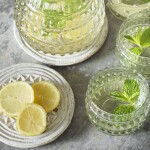 MADAM STOLTZ Sklenička Clear Glass 250 ml, čirá barva, sklo