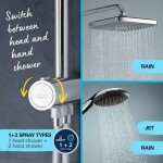 GROHE - Vitalio Comfort Sprchový set bez baterie, 25x25 cm, 2 proudy, chrom 26698001