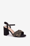 Sandály na podpatku model 214687 Step in style 37