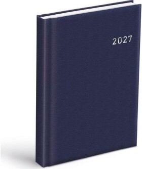 Diář 2027 D801 PVC tmavě modrý