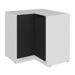 Spodní rohová skříňka Aria 90x90 DN 2F BB Barva korpusu: Černá, Barva dvířek: GR - Graphite AFM