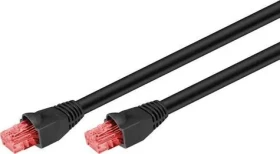 Goobay 55435 černá / Venkovní patch kabel / U/UTP / Cat 6 / 30 m (55435)