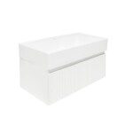 Koupelnová skříňka s umyvadlem SAT Evolution 78x30x44,8 cm bílá mat SATEVO80WMU2 SATEVO80WMU2