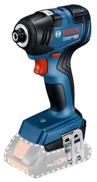 BOSCH GDR 18V-200 / Aku rázový utahovák / 18V / 200 Nm / Šestihran 1/4" / LED / Bez aku (06019J2105)