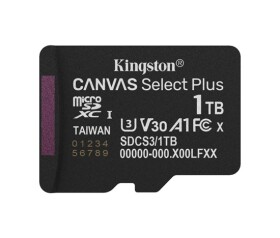 Kingston MicroSDXC karta 1TB Canvas Select Plus, U3, V30, A1 EDF_443772