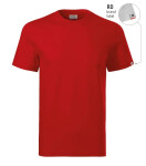 Base tričko unisex červená 07 (brand label) M