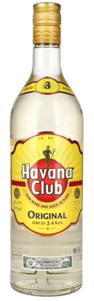 Havana Club Anejo 3y 40% 1 l (holá láhev)