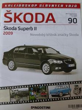 Škoda Superb II 2009, 1:43 De Agostini, kaleidoskop vozů , DeA