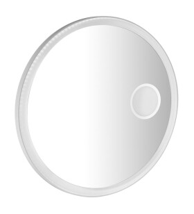 SAPHO - FLOAT kulaté zrcadlo s LED podsvícením ø 80cm, kosm.zrcátko, senzor, 3500-6500K, bílá FT800