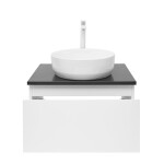 Koupelnová skříňka s krycí deskou SAT B-WAY 59x30x45 cm bílá lesk BWAY60WTKUB BWAY60WTKUB