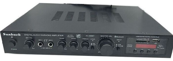 Zesilovač 5.0, rádio, bluetooth, přehrávač MP3, Sunbuck AV-298BT černý