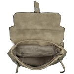 Moderní dámský koženkový kabelko-batoh Kalei, khaki