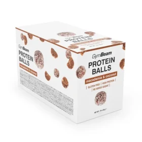 Proteinové kuličky - GymBeam (macadamia coconut, 10 x 45 g) (97702-4-10x45g-macadamia&coconut)