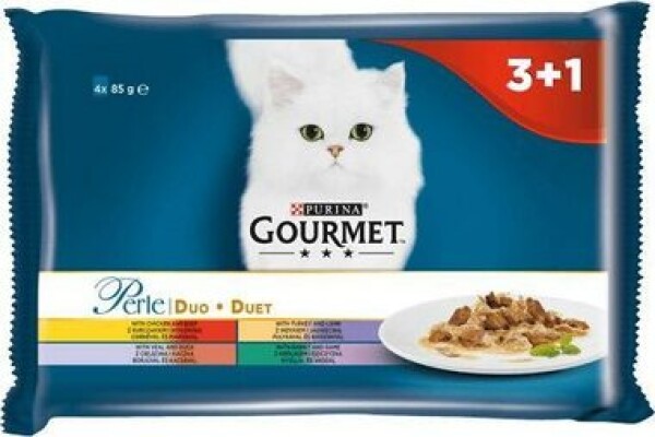 Gourmet Perle Duo maso 12 4 x 85 g