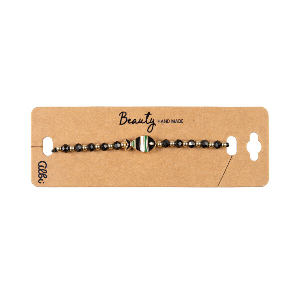 Náramek - Černá rybička - Albi