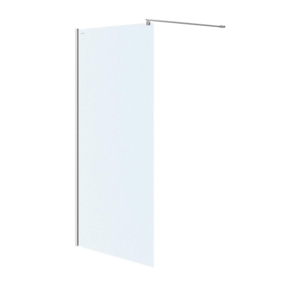 CERSANIT - Sprchová zástěna WALK-IN MILLE CHROM 100x200, čiré sklo S161-001