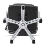 Kancelářské křeslo, houpací mechanismus, šedá ekokůže, KA-F1385 GREY