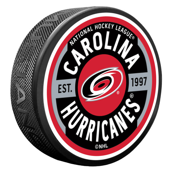 Mustang Puk Carolina Hurricanes NHL Gear Textured Puck