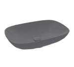 VILLEROY & BOCH - Loop&Friends Umyvadlo na desku, 62x42 cm, bez přepadu, CeramicPlus, Graphite 4A5001i4