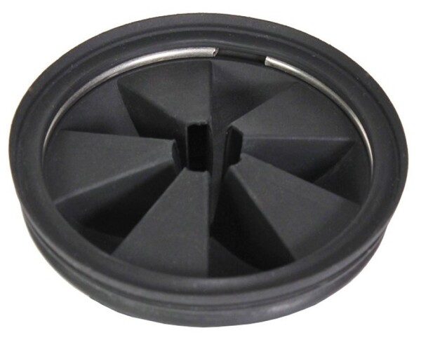 EcoMaster vyjímatelná manžeta s pojistnou pružinou Ø 85 mm EVO3 / InSinkErator Výjímatelná gumová manžeta s jistící pružinou 8596220014009