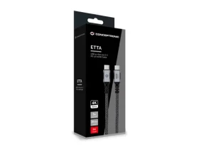 Conceptronic USB-C - USB-C černá / Kabel / USB 3.2 Gen 2x2 / PD 100W / 20 Gbit/s / 2 m (ETTA07B20)