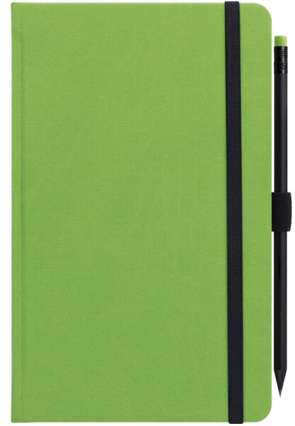 Notes s tužkou - zelený