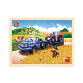Tatra - dřevěné puzzle tahač 20 dílků - Cybex