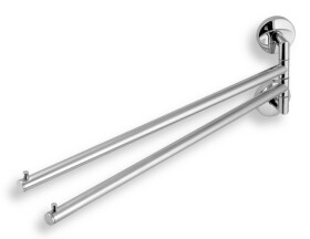 NOVASERVIS - Dvouramenný držák ručníků Metalia 11 chrom 0129,0