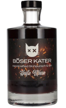 Böser Kater Heiße Mieze Handcrafted Glühpunsch & Gin 0,5L, 17%