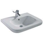 IDEAL STANDARD - Contour 21 Umyvadlo bezbariérové 65x56 cm, 1 otvor pro baterii, bílá V216801