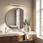 Koupelnové nástěnné LED svítidlo SWE002-1W 58cm CHROME OSW-20101