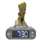 Lexibook 3D svítící bluetooth budík s reproduktorem Groot - Alltoys Lexibook