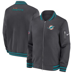 Nike Pánská bunda Miami Dolphins NFL Sideline Coach Bomber Velikost: L