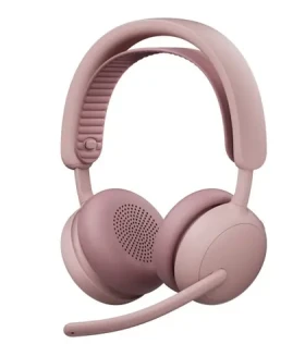 Logitech Wireless 2 ES for Business růžová / bezdrátová sluchátka / mikrofon / Bluetooth / pro MS Teams (981-001521)