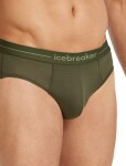 Pánské merino slipy ICEBREAKER Mens Anatomica Briefs, Dark Loden velikost: M