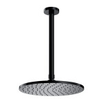 OMNIRES - SLIMLINE dešťová hlavice se stropním ramenem, černý polomat WSSET1BL